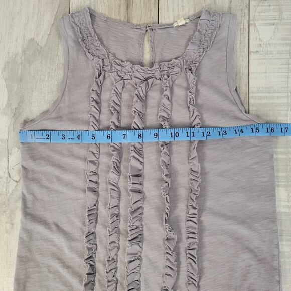 J. Crew Ruffle Front Tank Top Size XS - Picture 7 of 8